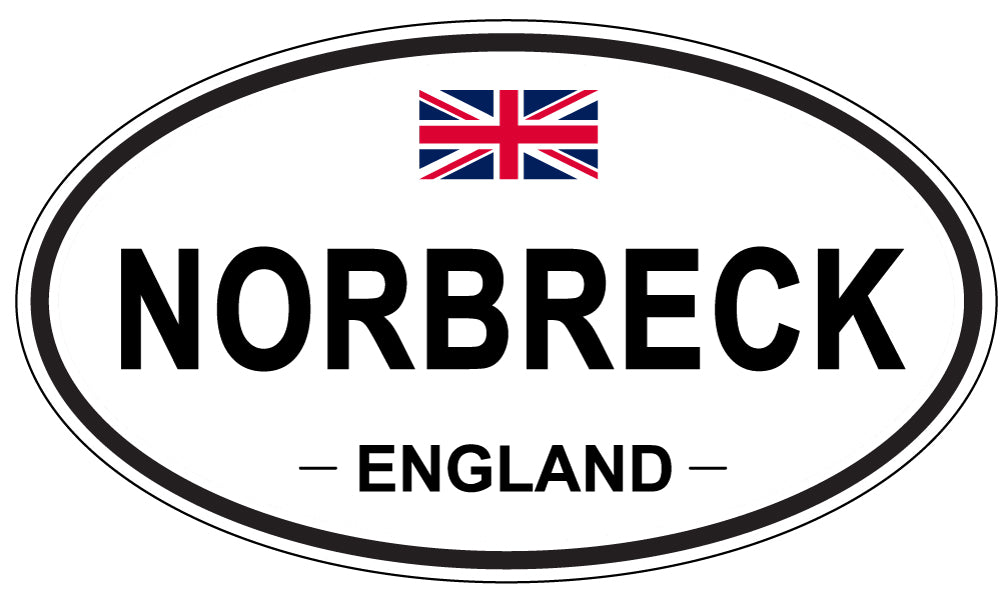 NORBRECK, ENGLAND - Oval Sticker