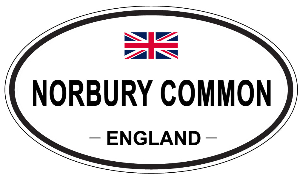 NORBURY COMMON, England - Oval Magnet