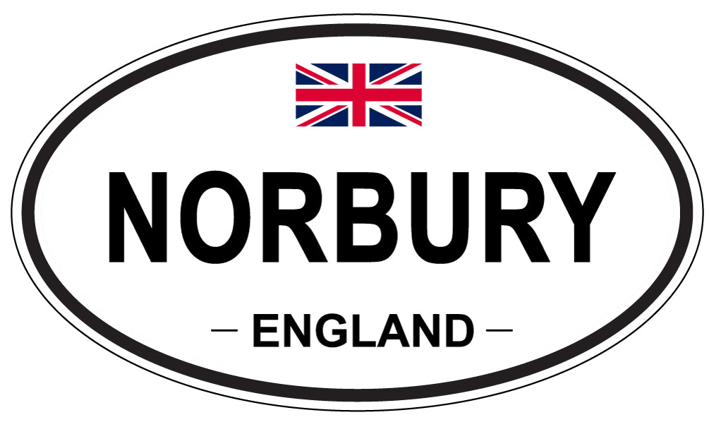 NORBURY, England - Oval Magnet