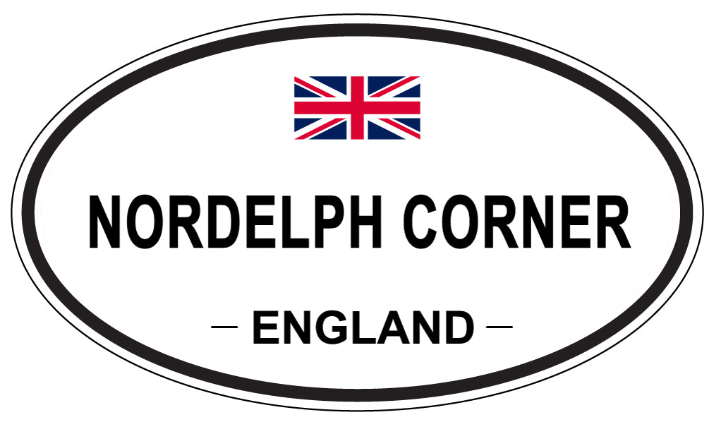 NORDELPH CORNER, England - Oval Magnet