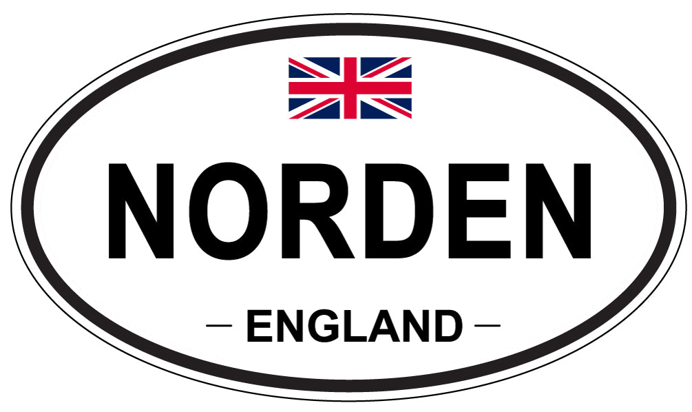 NORDEN, England - Oval Magnet