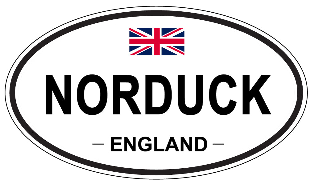 NORDUCK, England - Oval Magnet
