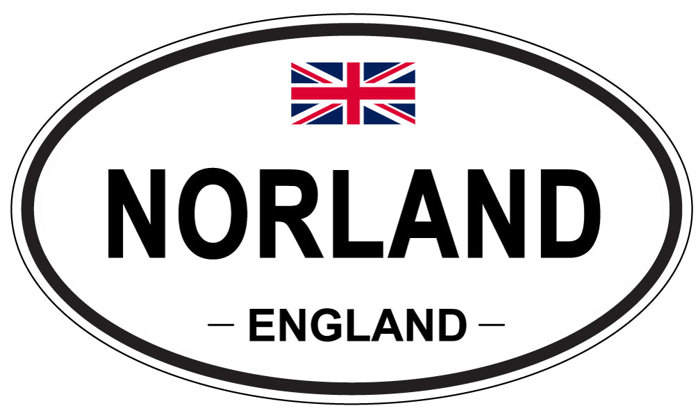 NORLAND, England - Oval Magnet