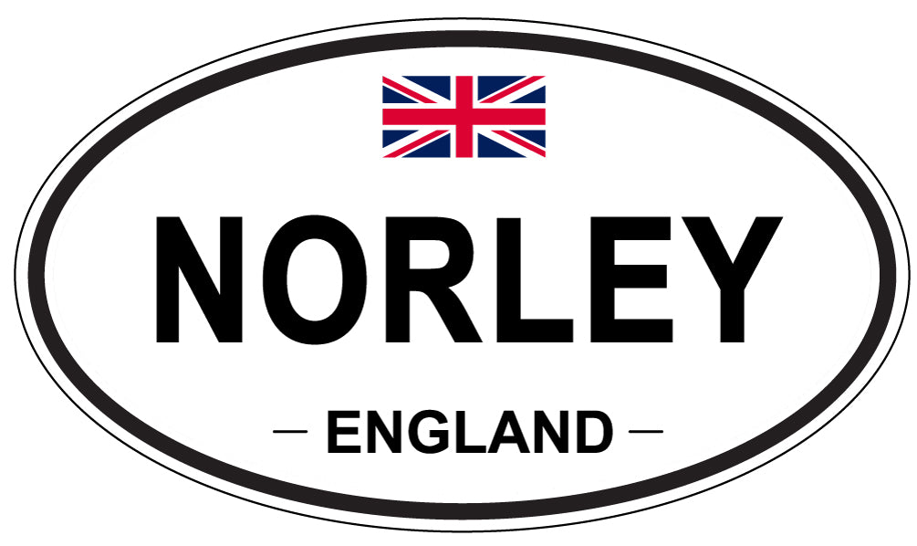 NORLEY, England - Oval Magnet