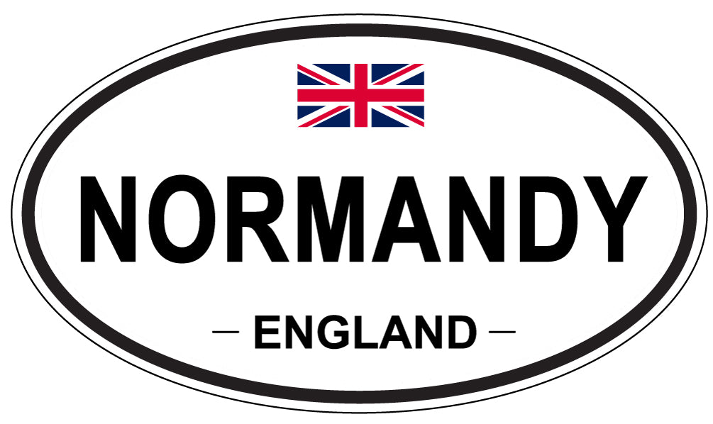 NORMANDY, England - Oval Magnet