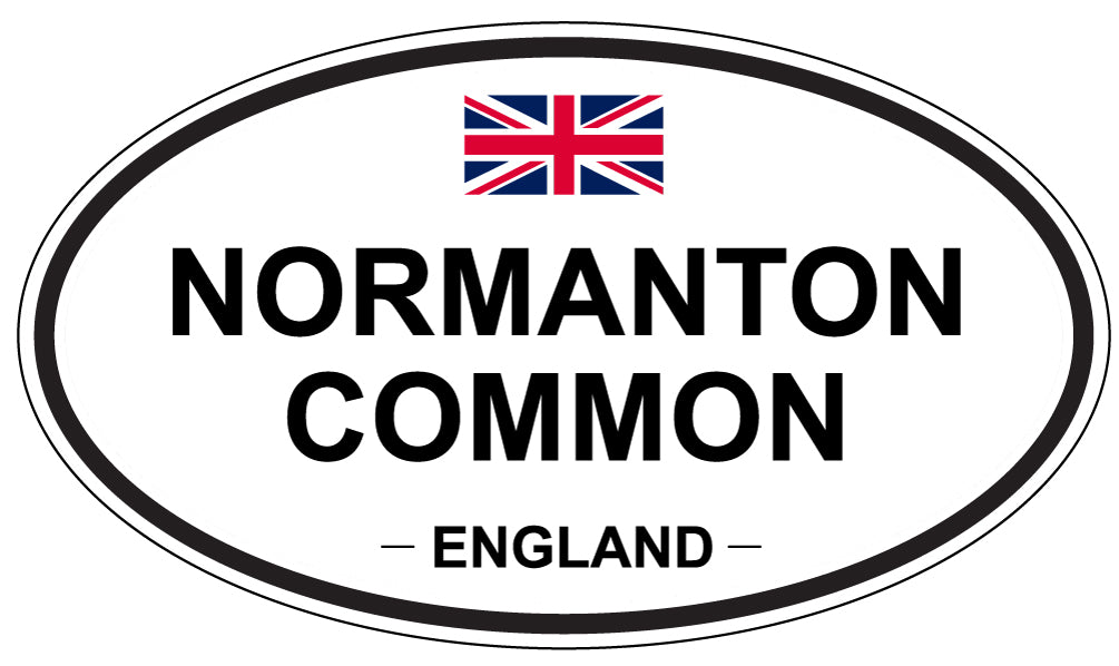 NORMANTON COMMON, England - Oval Magnet