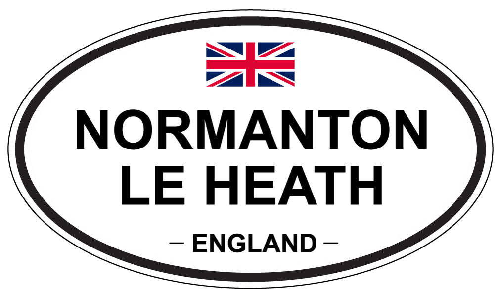 NORMANTON LE HEATH, England - Oval Magnet