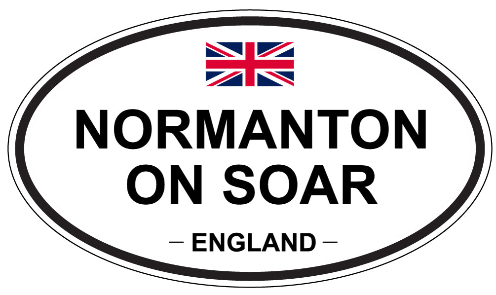 NORMANTON ON SOAR, ENGLAND - Oval Sticker