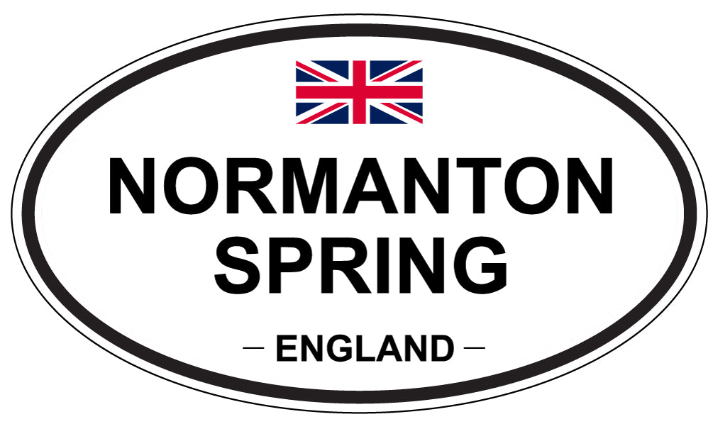 NORMANTON SPRING, ENGLAND - Oval Sticker