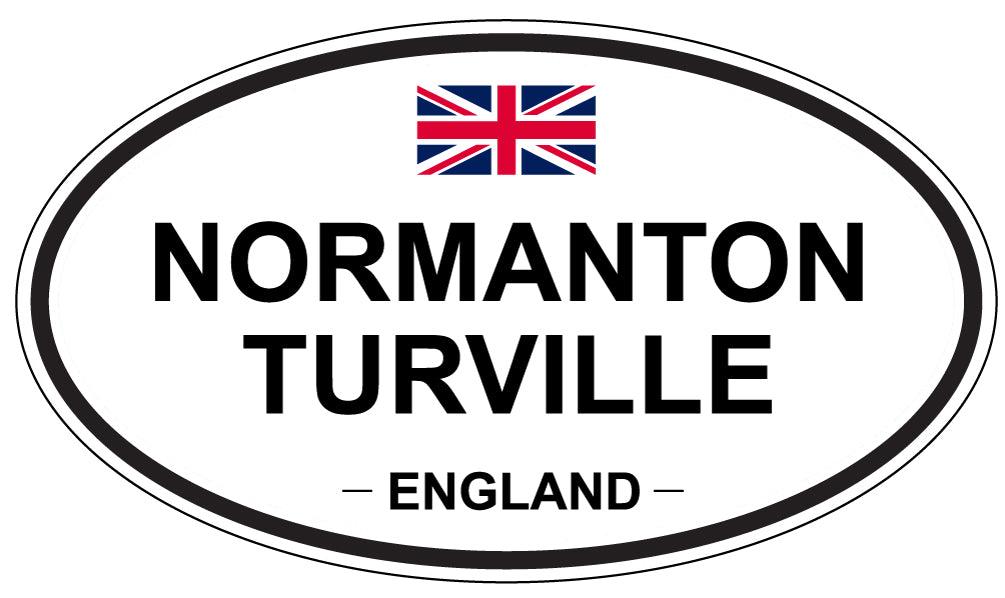 NORMANTON TURVILLE, England - Oval Magnet