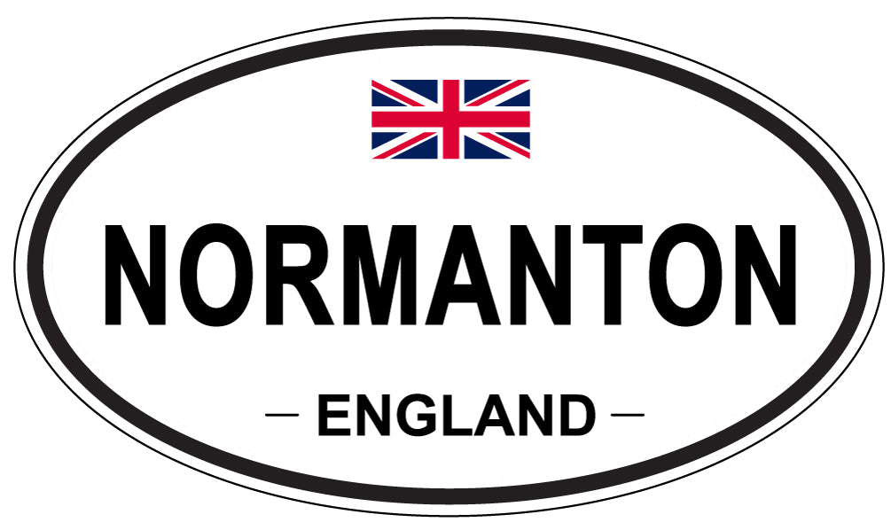 NORMANTON, ENGLAND - Oval Sticker