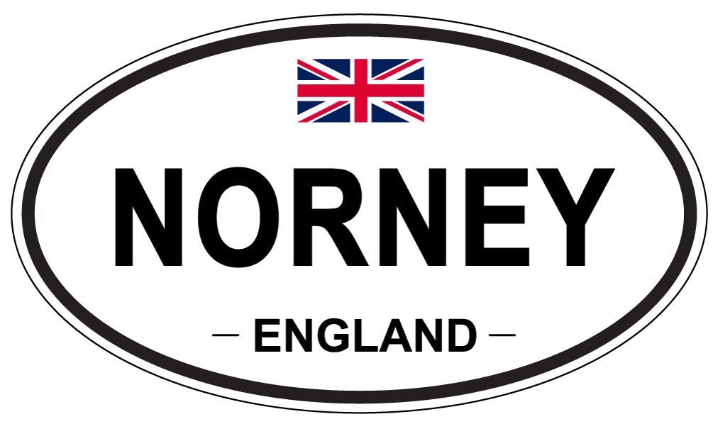 NORNEY, England - Oval Magnet