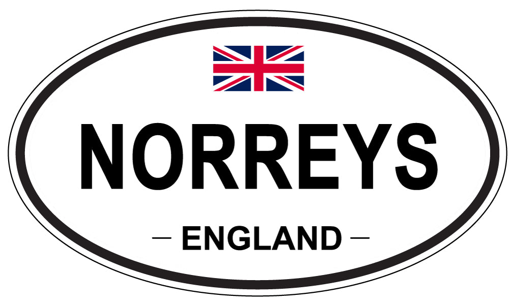 NORREYS, England - Oval Magnet