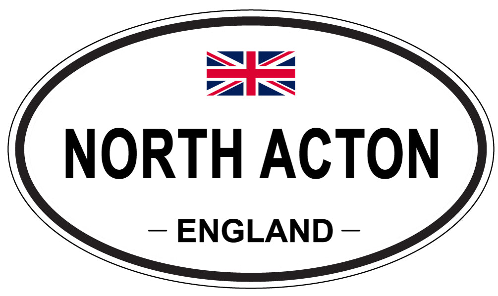 NORTH ACTON, England - Oval Magnet