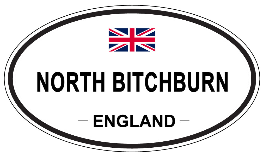 NORTH BITCHBURN, England - Oval Magnet