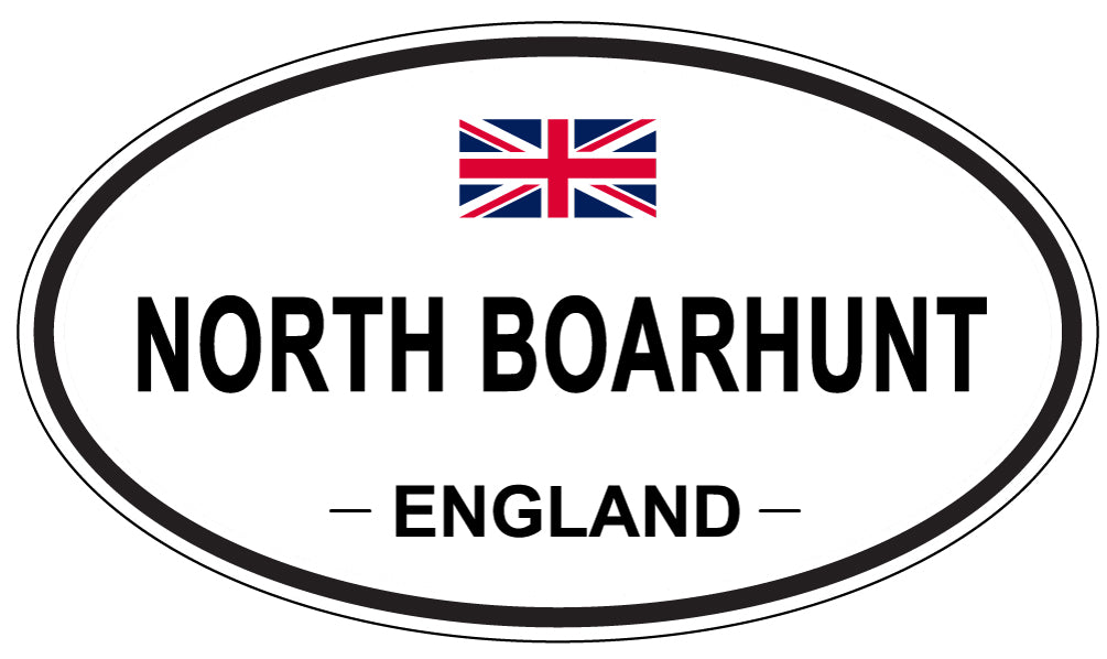 NORTH BOARHUNT, England - Oval Magnet