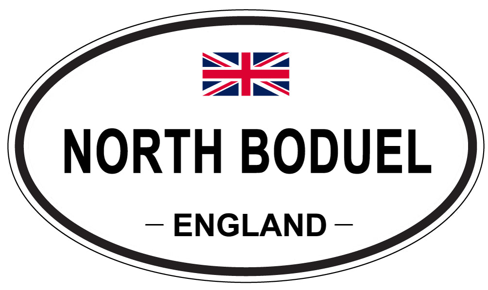 NORTH BODUEL, England - Oval Magnet