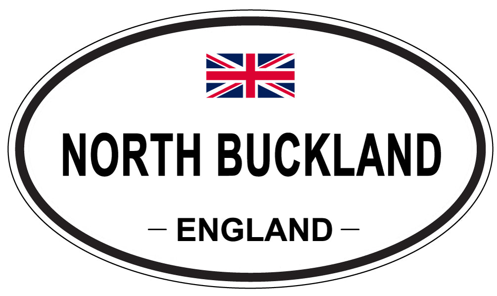 NORTH BUCKLAND, ENGLAND - Oval Sticker