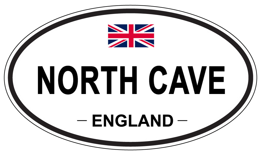 NORTH CAVE, England - Oval Magnet
