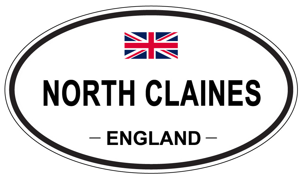 NORTH CLAINES, England - Oval Magnet