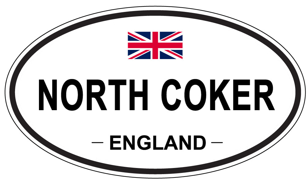 NORTH COKER, England - Oval Magnet
