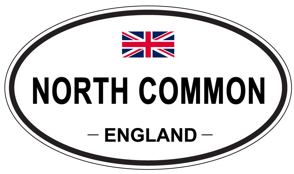 NORTH COMMON, England - Oval Magnet