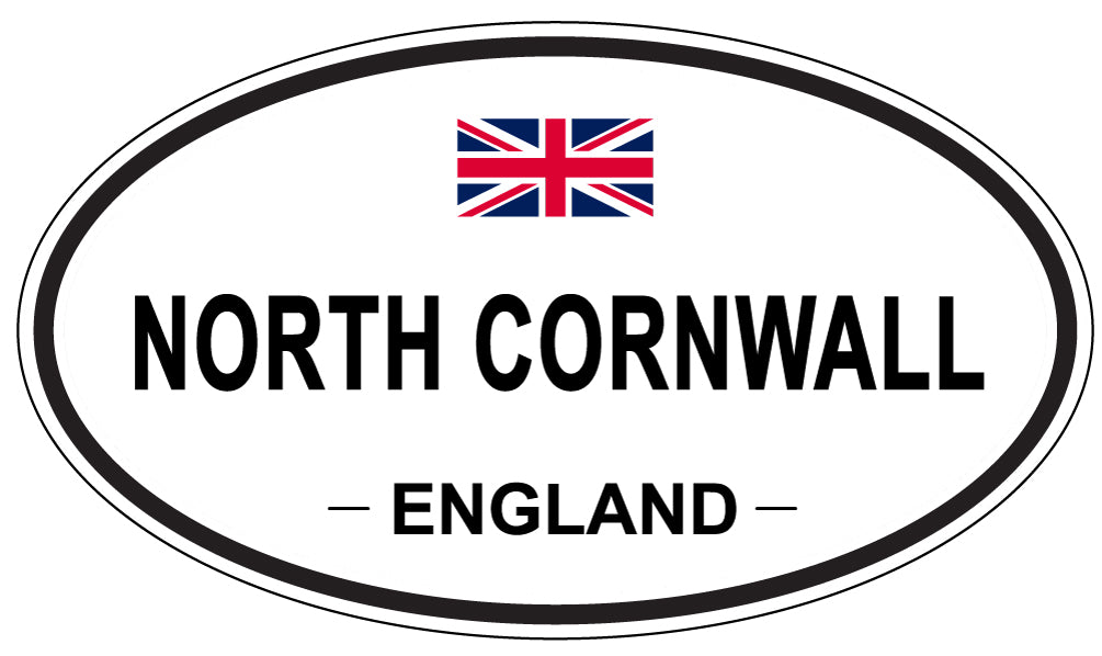 NORTH CORNWALL, England - Oval Magnet
