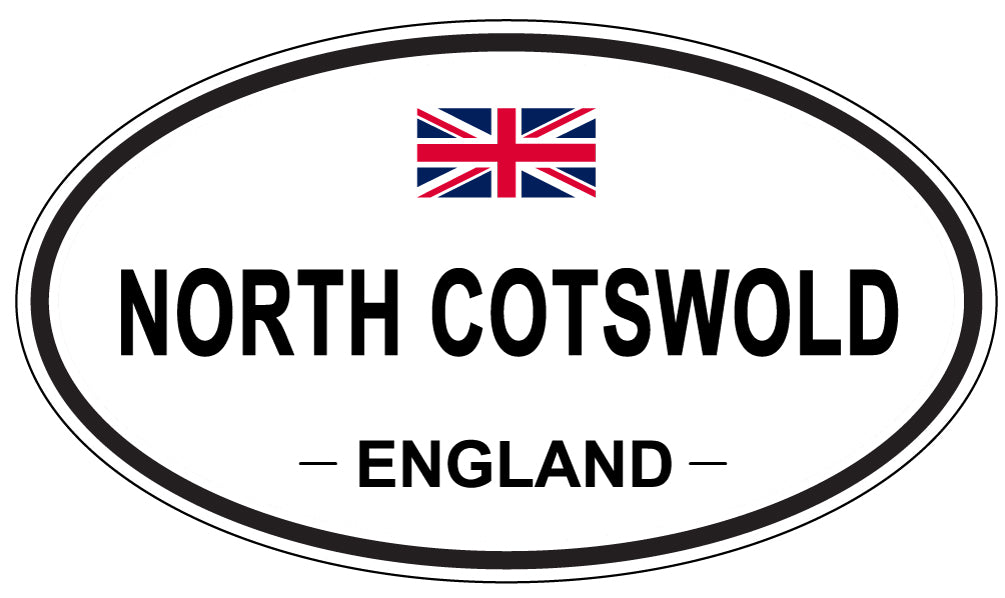 NORTH COTSWOLD, England - Oval Magnet