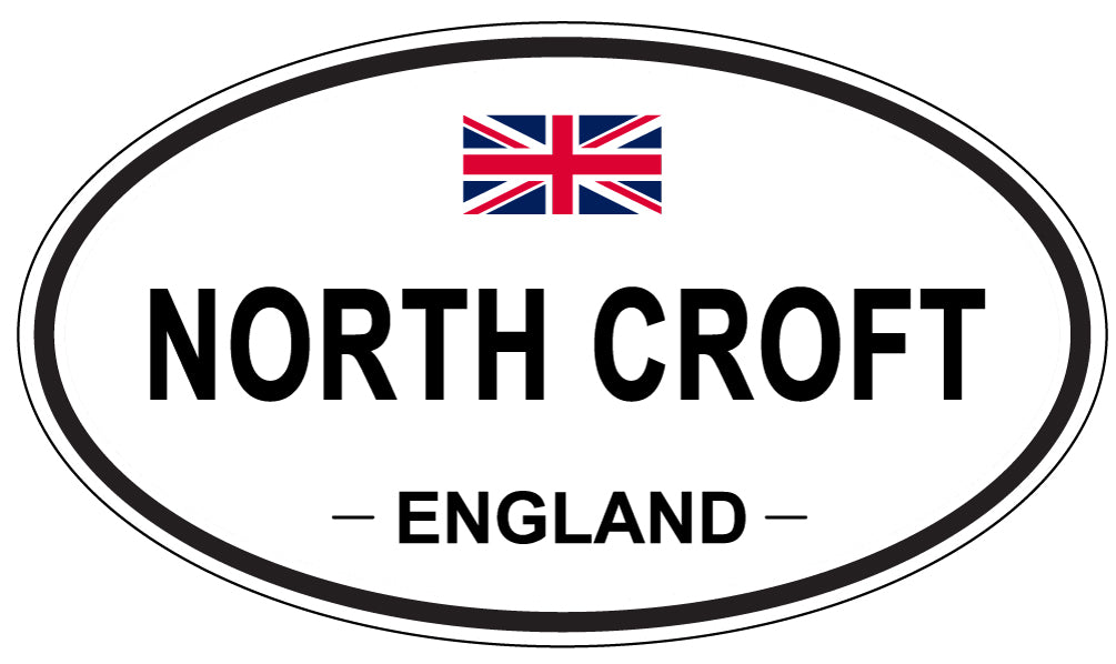 NORTH CROFT, England - Oval Magnet
