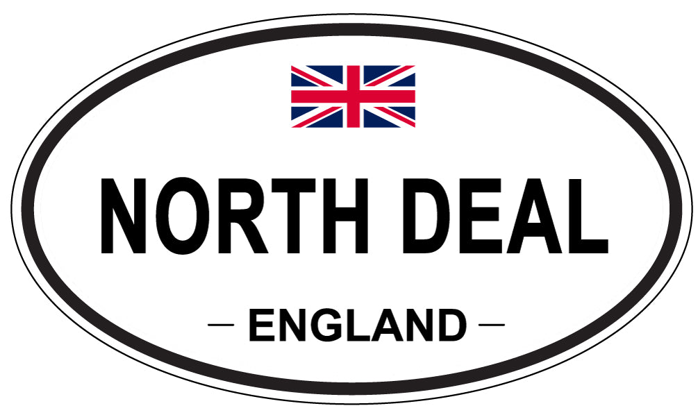 NORTH DEAL, England - Oval Magnet
