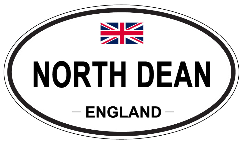 NORTH DEAN, ENGLAND - Oval Sticker
