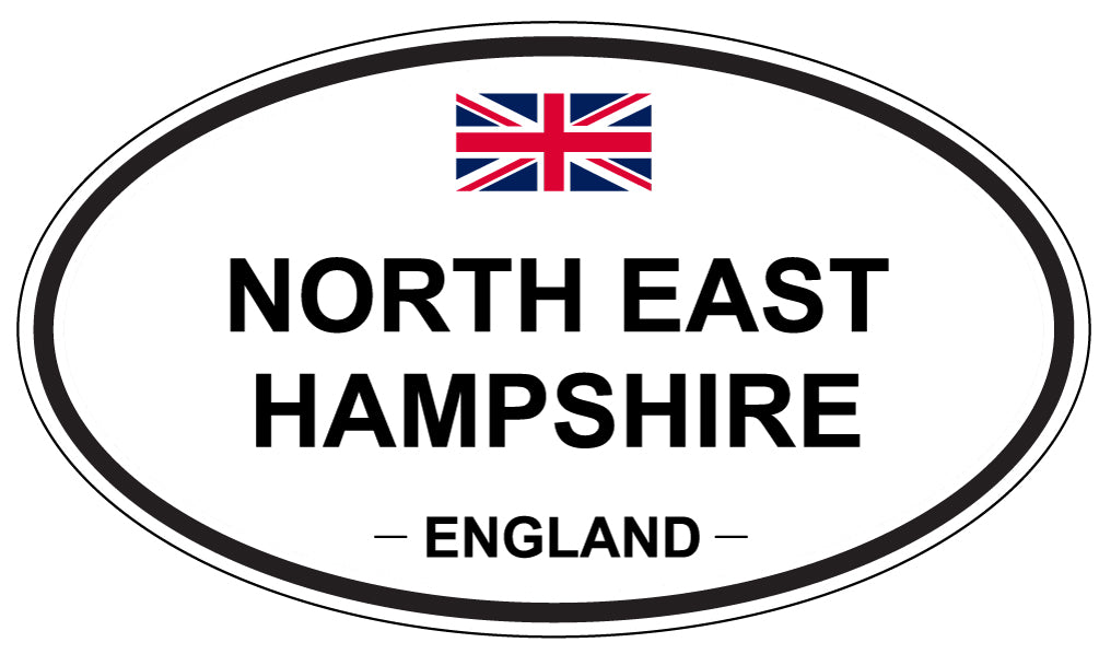 NORTH EAST HAMPSHIRE, England - Oval Magnet