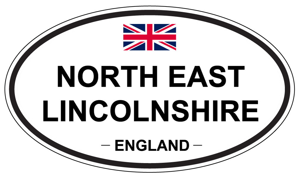 NORTH EAST LINCOLNSHIRE, England - Oval Magnet