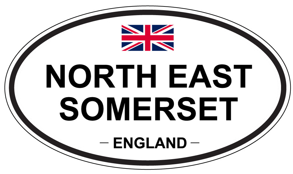 NORTH EAST SOMERSET, England - Oval Magnet