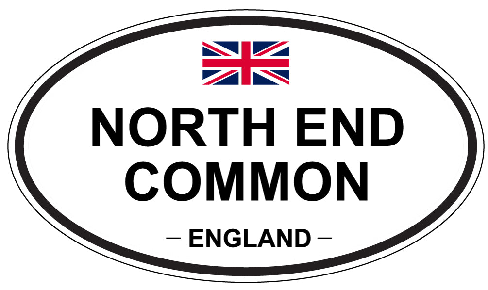 NORTH END COMMON, England - Oval Magnet