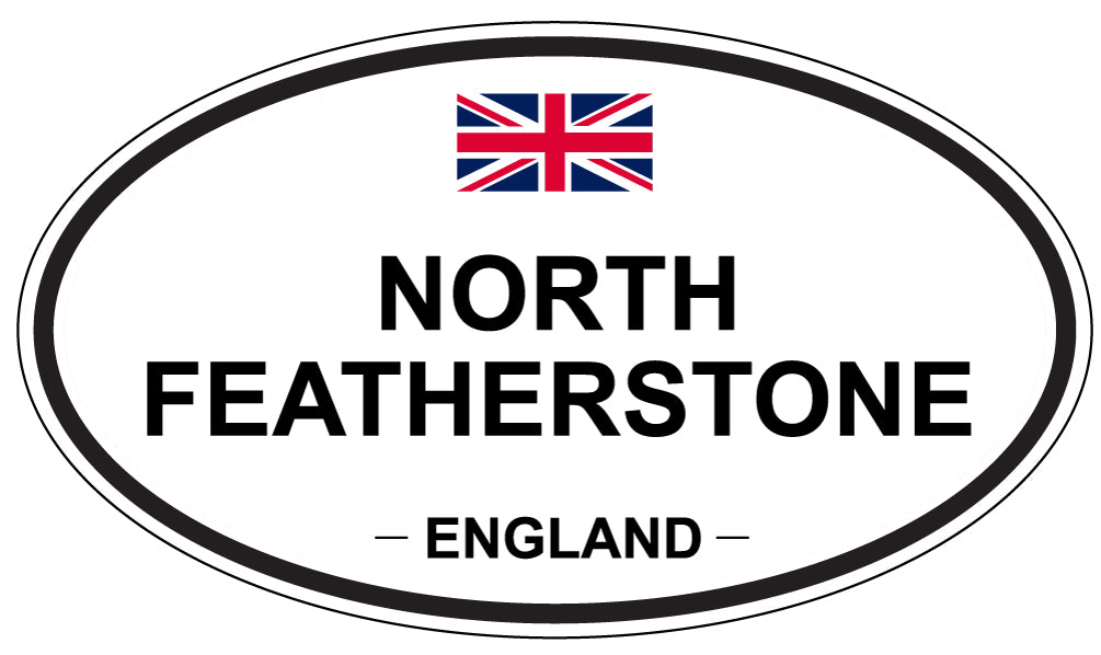 NORTH FEATHERSTONE, England - Oval Magnet