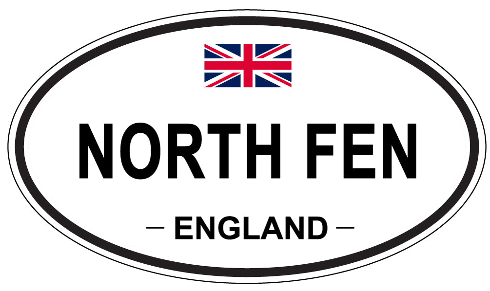 NORTH FEN, England - Oval Magnet