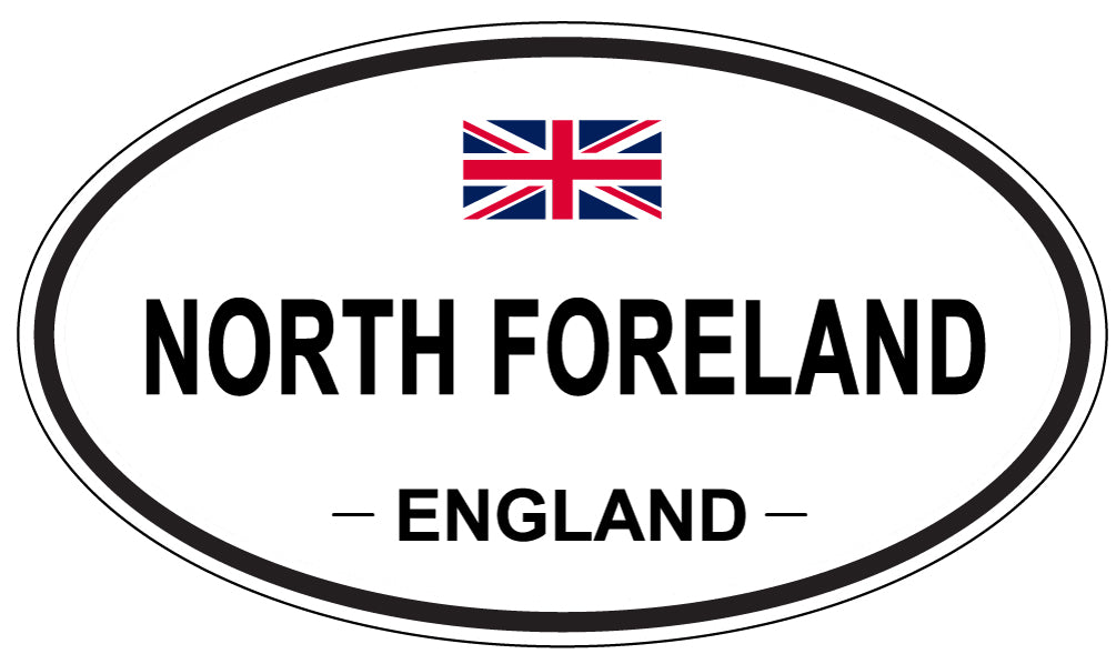 NORTH FORELAND, England - Oval Magnet