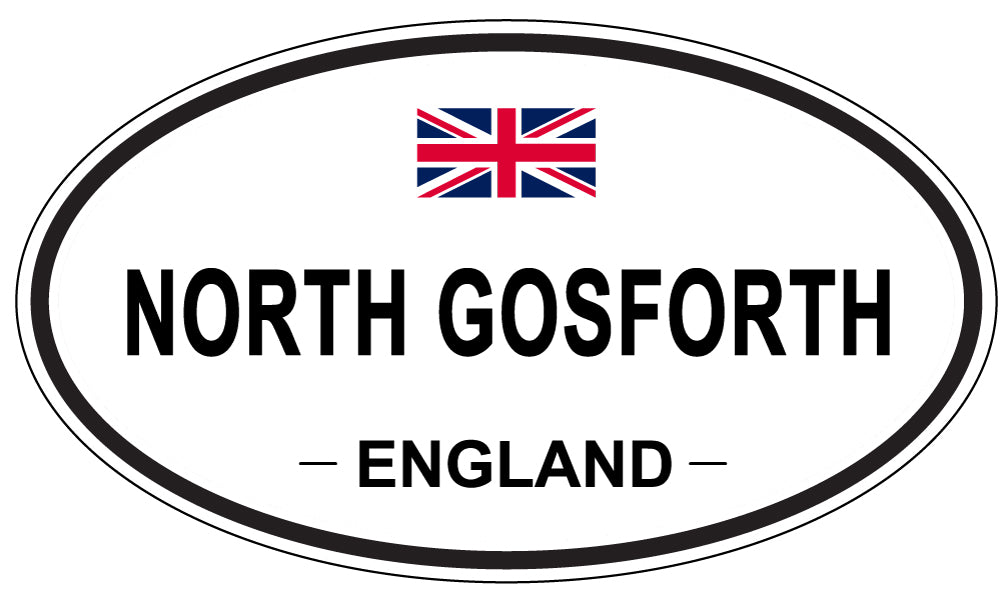 NORTH GOSFORTH, England - Oval Magnet