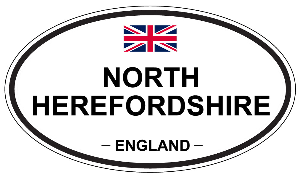 NORTH HEREFORDSHIRE, England - Oval Magnet