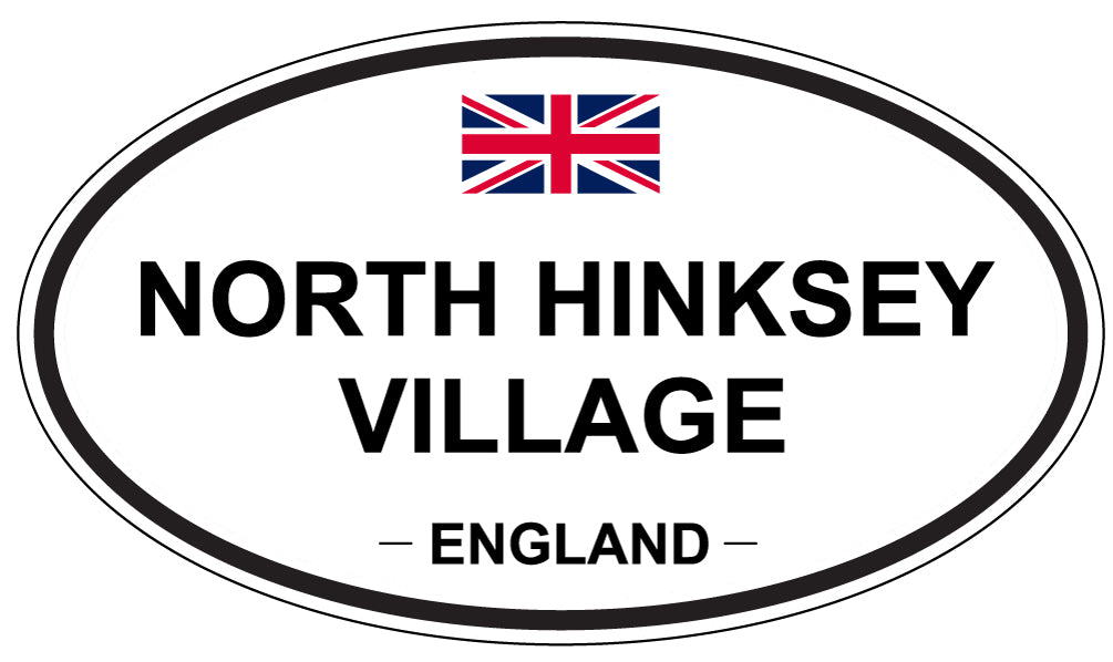 NORTH HINKSEY VILLAGE, ENGLAND - Oval Sticker