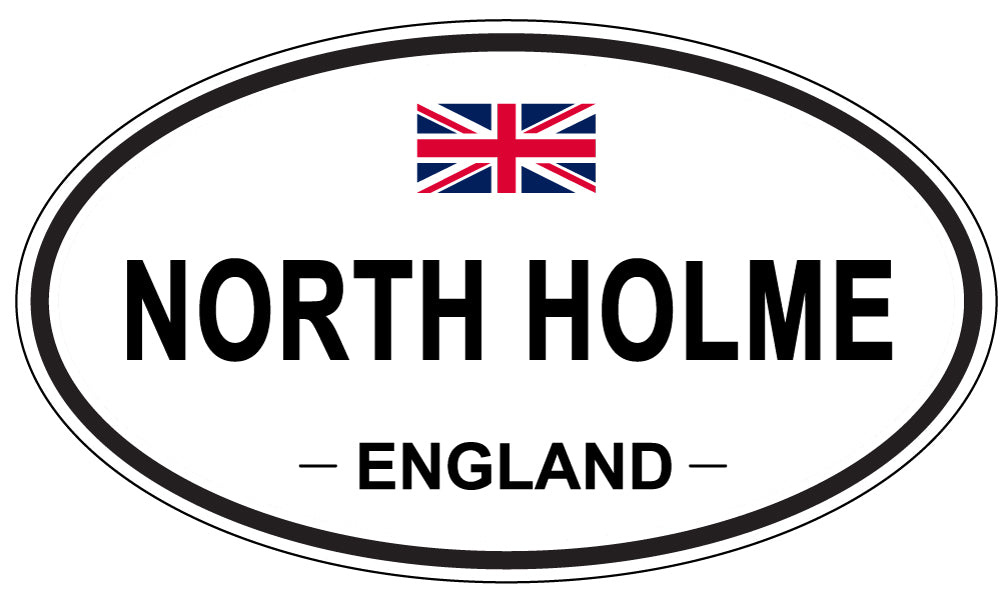 NORTH HOLME, England - Oval Magnet
