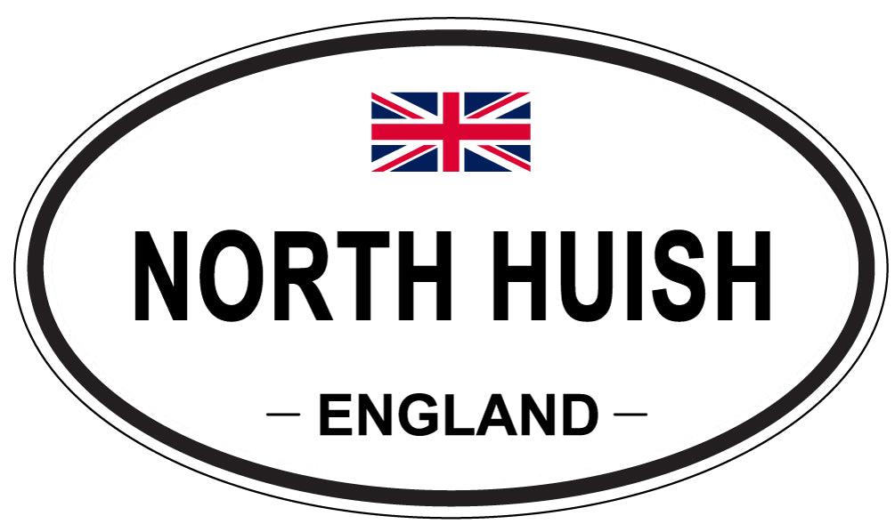 NORTH HUISH, England - Oval Magnet