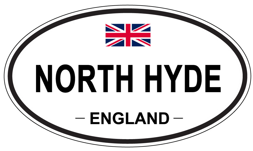 NORTH HYDE, England - Oval Magnet
