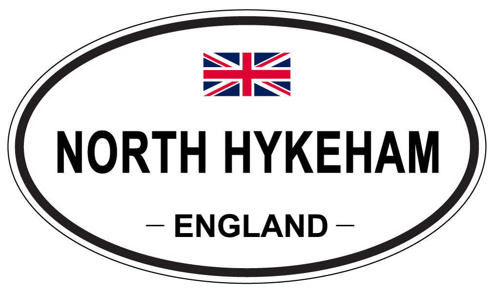 NORTH HYKEHAM, ENGLAND - Oval Sticker