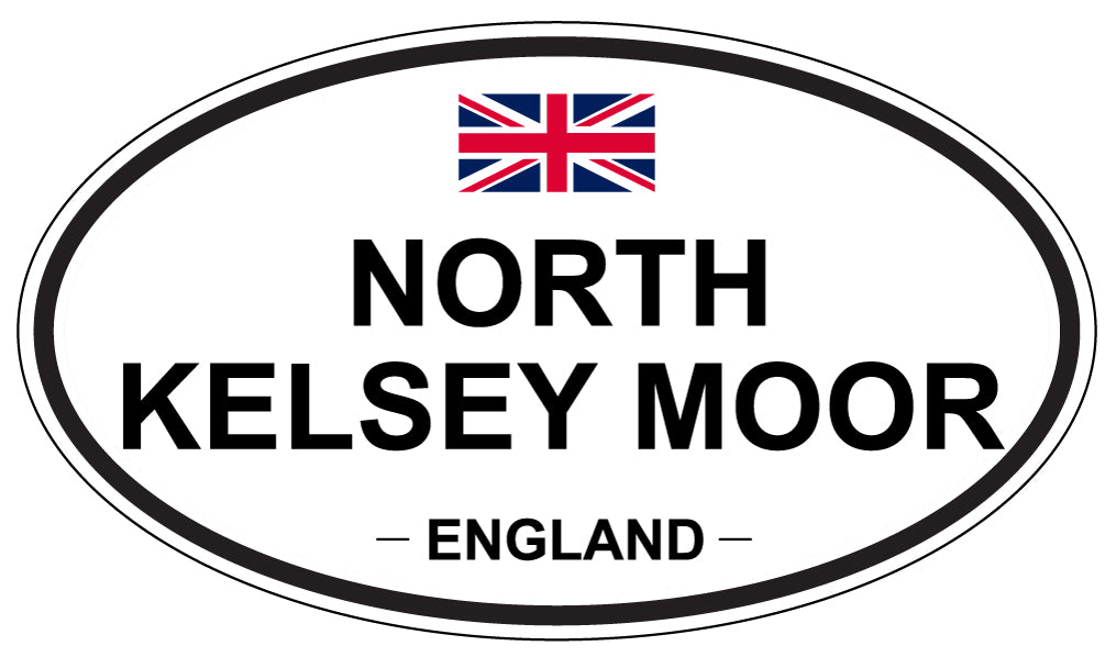 NORTH KELSEY MOOR, England - Oval Magnet