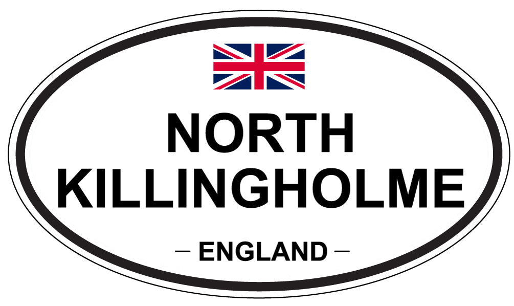 NORTH KILLINGHOLME, ENGLAND - Oval Sticker