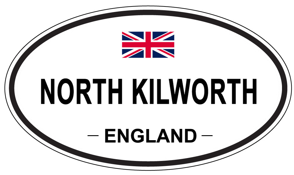 NORTH KILWORTH, ENGLAND - Oval Sticker