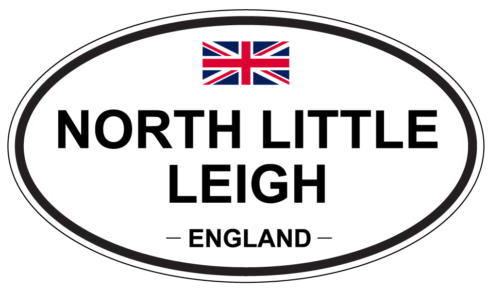 NORTH LITTLE LEIGH, England - Oval Magnet