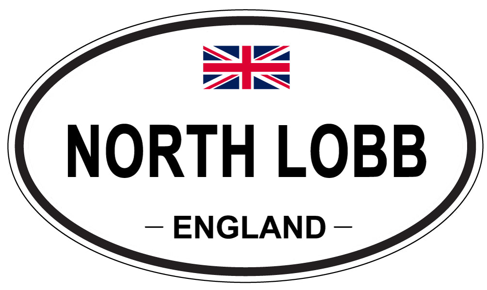 NORTH LOBB, England - Oval Magnet